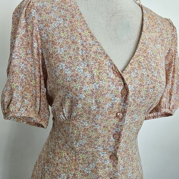 LAST CHANCE - Sophie Rue Floral Button Down Sun Dress - Picture 3 of 8